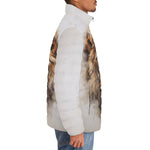 Down-Padded Puffer Jacket Watercolor Lion