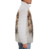 Down-Padded Puffer Jacket Watercolor Lion