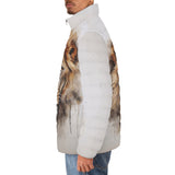 Down-Padded Puffer Jacket Watercolor Lion