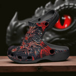 Classic Clogs Dragon with Red Eyes