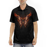 Men's Polo Shirt Fire Butterfly