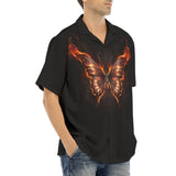 Hawaiian Shirt Fire Butterfly