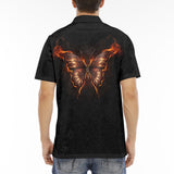 Men's Polo Shirt Fire Butterfly