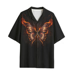 Hawaiian Shirt Fire Butterfly