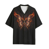 Hawaiian Shirt Fire Butterfly