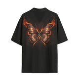 Hawaiian Shirt Fire Butterfly