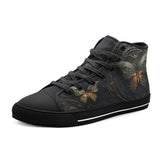High-Top Canvas Shoes Gothic Metal Butterfly