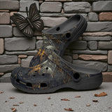 Classic Clogs Gothic Metal Butterfly