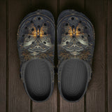 Classic Clogs Gothic Metal Butterfly
