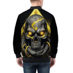 Bomber Jacket Skull with Snake