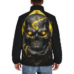 Down-Padded Puffer Jacket Skull with Snake