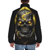 Down-Padded Puffer Jacket Skull with Snake