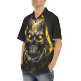 Hawaiian Shirt Skull with Snake