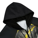 Men's Zip Up Hoodie Skull with Snake