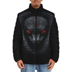 Down-Padded Puffer Jacket Snake with Red Eyes