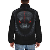 Down-Padded Puffer Jacket Snake with Red Eyes