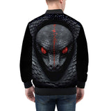 Bomber Jacket Snake with Red Eyes