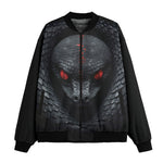 Bomber Jacket Snake with Red Eyes