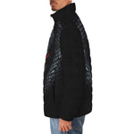 Down-Padded Puffer Jacket Snake with Red Eyes