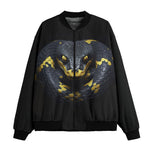 Bomber Jacket Black and Yellow Snake