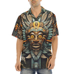 Hawaiian Shirt Drawing Aztec Mask Art