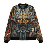 Bomber Jacket Drawing Aztec Mask Art