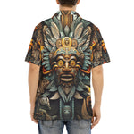 Hawaiian Shirt Drawing Aztec Mask Art