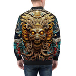 Bomber Jacket Ancient Aztec God Mask