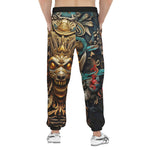 Men's Sweatpants Ancient Aztec God Mask