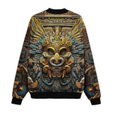 Bomber Jacket Art of Mayan Gods