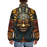 Down-Padded Puffer Jacket Ancient Aztec Mask