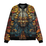 Bomber Jacket Ancient Aztec Mask