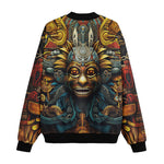 Bomber Jacket Ancient Aztec Mask