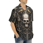 Hawaiian Shirt Gothic Skull Medieval Fantasy