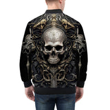 Bomber Jacket Gothic Skull Medieval Fantasy