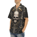 Hawaiian Shirt Gothic Skull Medieval Fantasy