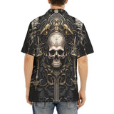 Hawaiian Shirt Gothic Skull Medieval Fantasy