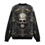 Bomber Jacket Gothic Skull Medieval Fantasy