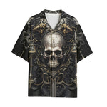 Hawaiian Shirt Gothic Skull Medieval Fantasy