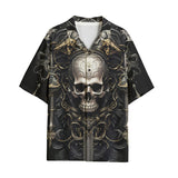 Hawaiian Shirt Gothic Skull Medieval Fantasy