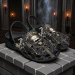 Classic Clogs Gothic Skull Medieval Fantasy