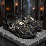 Classic Clogs Gothic Skull Medieval Fantasy