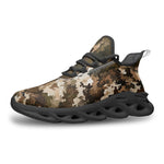 Sports Sneakers Brown Camouflage