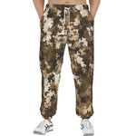 Men's Sweatpants Brown Camouflage