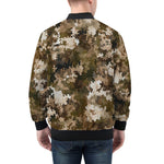 Bomber Jacket Brown Camouflage