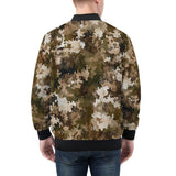 Bomber Jacket Brown Camouflage