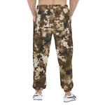 Men's Sweatpants Brown Camouflage