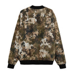 Bomber Jacket Brown Camouflage