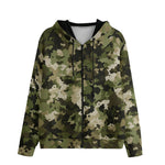 Men's Zip Up Hoodie Camouflage