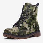 Leather Boots Camouflage